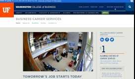 
							         Business Career Services | UF Warrington College of Business								  
							    