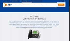 
							         Business Communication Services - Xact Communications								  
							    