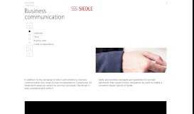 
							         Business communication | Siedle brand portal								  
							    