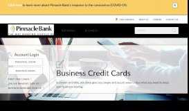 
							         Business Credit Cards | Nebraska - Pinnacle Bank								  
							    