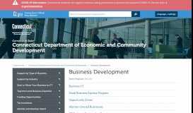 
							         Business Development - CT.gov								  
							    