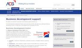 
							         Business Development support - ADS Group								  
							    