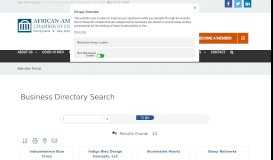 
							         Business Directory Search - Member Portal – AACC of PA, NJ, & DE								  
							    
