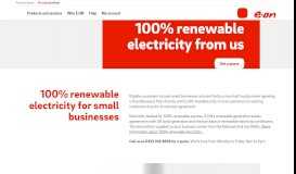 
							         Business Energy Solutions - Gas and Electricity - E.ON								  
							    
