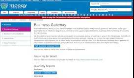 
							         Business Gateway - Moray Council								  
							    