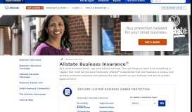 
							         Business Insurance | Small Business and Liability Insurance | Allstate								  
							    
