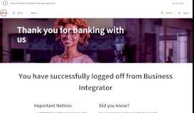 
							         Business Integrator Logoff - Absa								  
							    