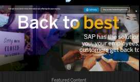 
							         Business Intelligence Tools and Solutions | SAP								  
							    