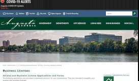 
							         Business Licenses | Augusta, GA - Official Website								  
							    