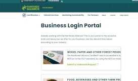 
							         Business Login Portal - Rainforest Alliance | For Business								  
							    