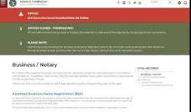 
							         Business / Notary | Cook County Clerk's Office								  
							    