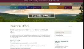 
							         Business Office · Business Office · College of the Atlantic								  
							    