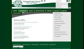 
							         Business Office - Departments - Wayland Union Schools								  
							    
