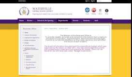 
							         Business Office / Home - Waterville Central School								  
							    