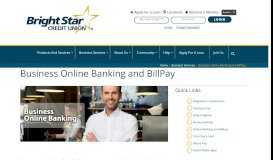 
							         Business Online Banking and BillPay - BrightStar Credit Union								  
							    