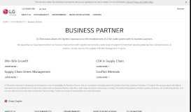
							         Business Partner | Sustainability | LG Global								  
							    