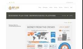 
							         Business Plan for crowdfunding platform – Business Plan Writers								  
							    