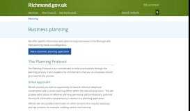 
							         Business planning - London Borough of Richmond upon Thames								  
							    