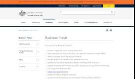 
							         Business Portal | Australian Taxation Office - ATO								  
							    
