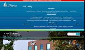 
							         Business Portal - City of Champaign								  
							    