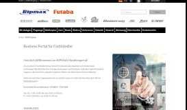 
							         Business Portal für Fachhändler - Futaba & Ripmax								  
							    