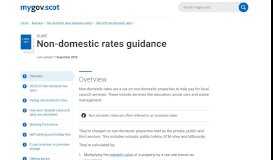 
							         Business rates guidance - mygov.scot								  
							    