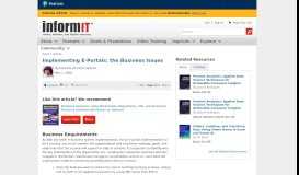
							         Business Requirements | Implementing E-Portals: the Business Issues ...								  
							    