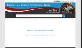 
							         Business Services - Illinois Secretary of State								  
							    