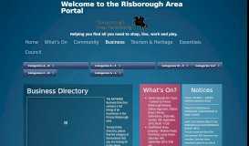 
							         Business Services - the Risborough Area Portal								  
							    