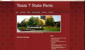 
							         Business Strategy - Team 7 State Farm								  
							    