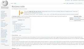 
							         Business suite - Wikipedia								  
							    