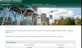 
							         Business System Portal - Business Office | Binghamton University								  
							    