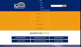 
							         Business Tax - Kansas Department of Revenue								  
							    