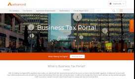 
							         Business Tax Portal | Advanced								  
							    