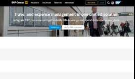 
							         Business Travel Expense Tracker, Report and ... - Concur								  
							    