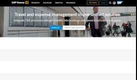 
							         Business Travel Expense Tracker, Report and Management - Concur								  
							    