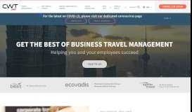
							         Business Travel Management Company - Carlson Wagonlit Travel								  
							    
