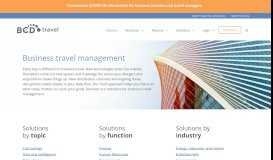 
							         Business travel management from BCD Travel								  
							    