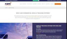 
							         Business Vehicle Tracking Systems | RAM Tracking UK								  
							    