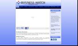 
							         Business Watch International - Home								  
							    
