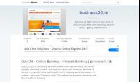 
							         Business24.ie website. Permanent tsb Online Banking.								  
							    