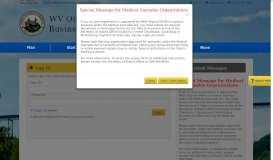 
							         Business4WV - Online Business Registration System								  
							    