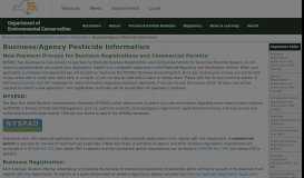 
							         Business/Agency Pesticide Information - NYS Dept. of Environmental ...								  
							    