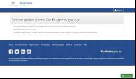 
							         business.gov.au portal								  
							    