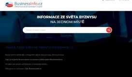 
							         BusinessInfo.cz - Das offizielle Portal für Business und Export								  
							    