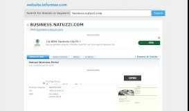 
							         business.natuzzi.com at WI. Natuzzi Business Portal - Website Informer								  
							    