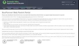 
							         BusPlanner Web Parent Portal | AVRCE								  
							    