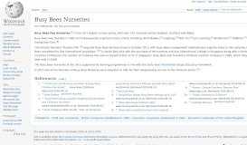 
							         Busy Bees Nurseries - Wikipedia								  
							    