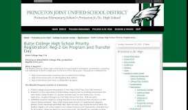 
							         Butte College High School Priority Registration: Reg-2-Go Program ...								  
							    
