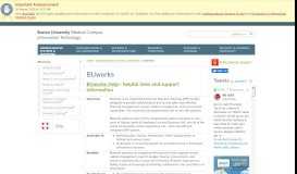 
							         BUworks » BUMC Information Technology | Boston University								  
							    